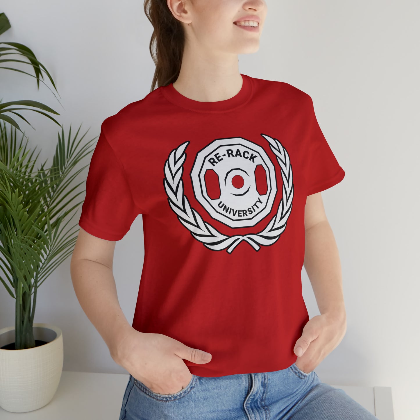 Re-Rack Univ Unisex Jersey Short Sleeve Tee