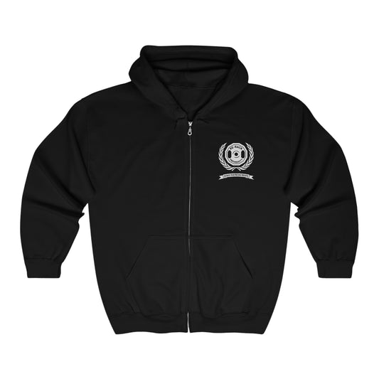 RRU Crest Unisex Heavy Blend™ Full Zip Hooded Sweatshirt