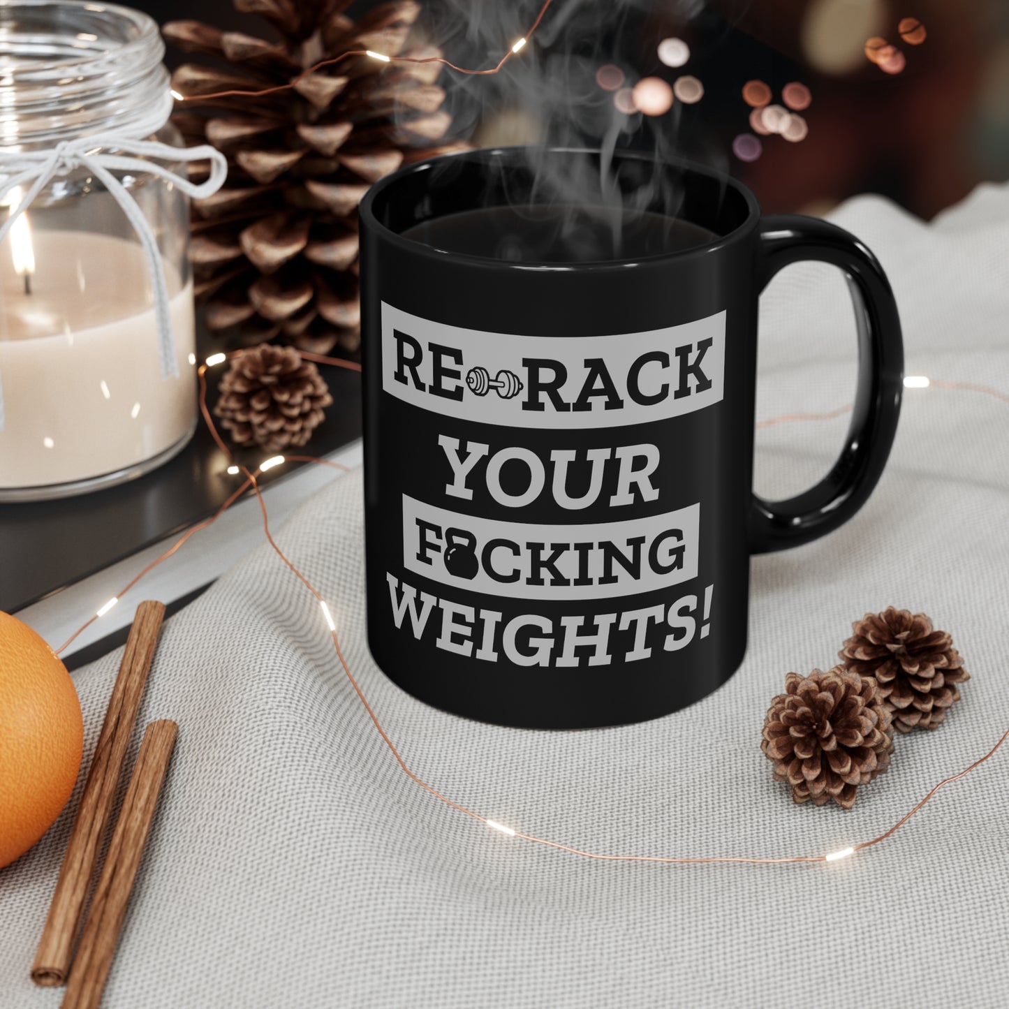 11oz Black Mug