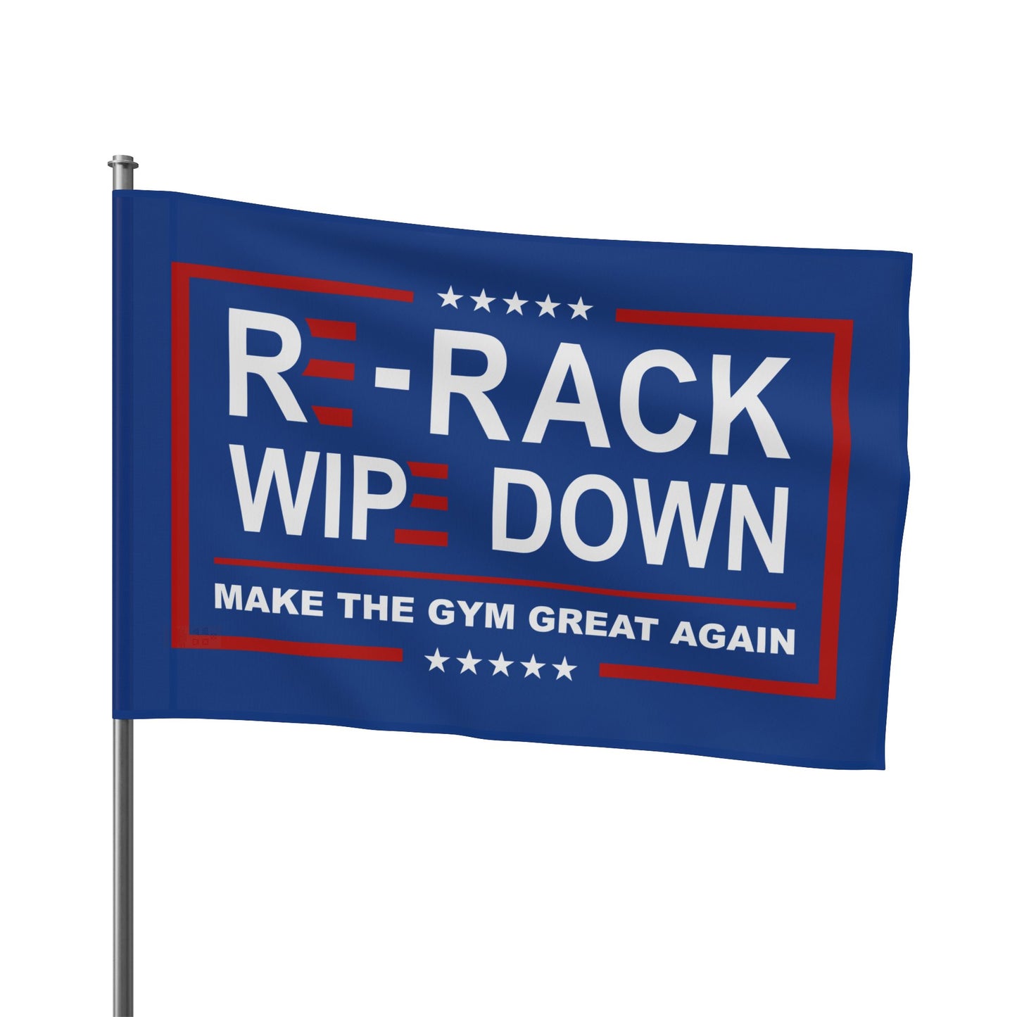 Re-rack & Wipe Down Flag