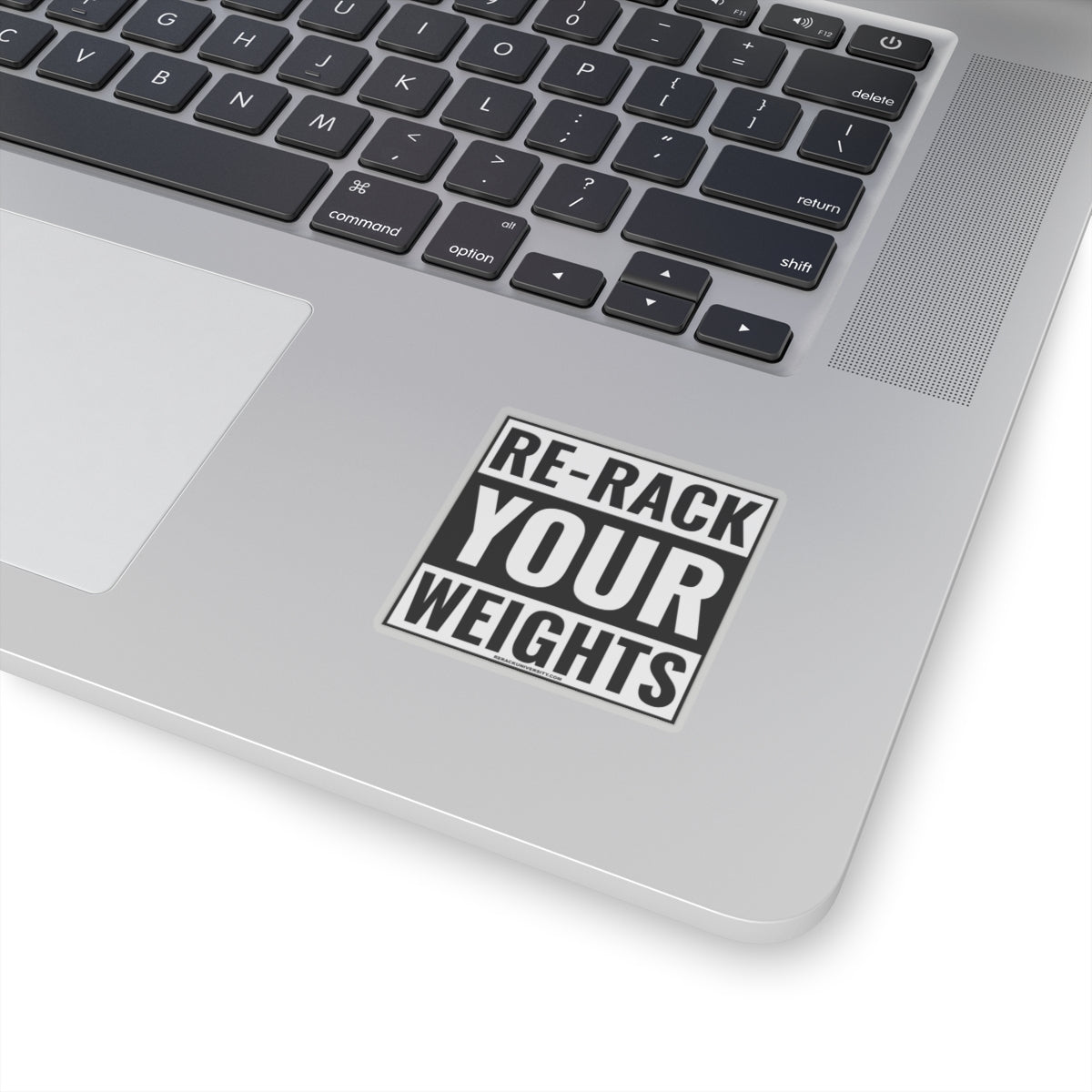 Re-Rack Your Weights Kiss-Cut Stickers