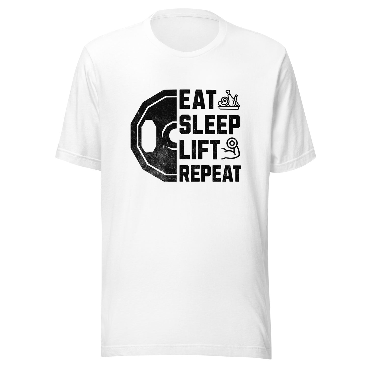 Eat Sleep Lift Repeat Tee